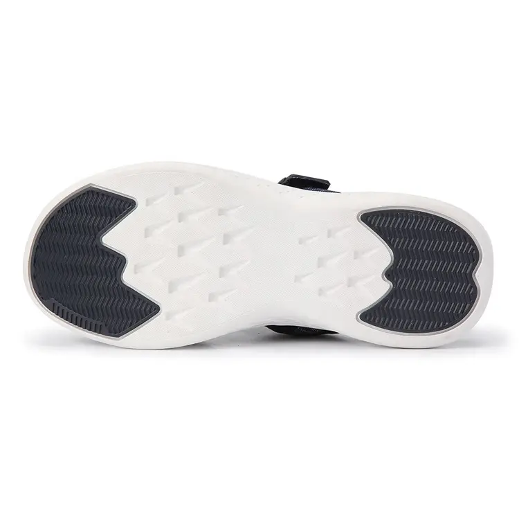 China MD Boys Girls Customized Factory Hot Selling Lightweight Summer Beach Top Grade Hook & Loop Rubber Flat Sandals